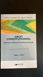 Droit constitutionnel, Livres, Livres d'étude & Cours, Comme neuf