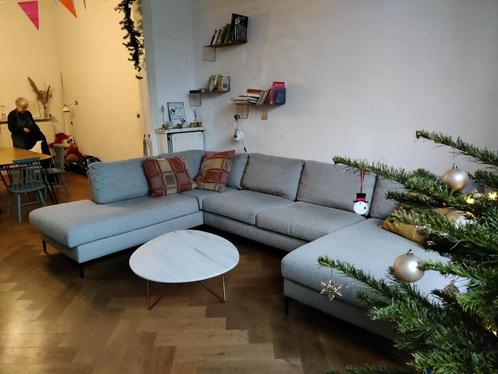 salon, Huis en Inrichting, Zetels | Complete zithoeken, Zo goed als nieuw, Stof, Ophalen