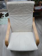 berken zetelfineer Poang lichtbeige, Huis en Inrichting, Fauteuils, Ophalen, Gebruikt