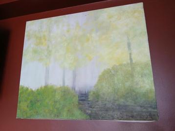 Schilderij - olieverf op doek beschikbaar voor biedingen