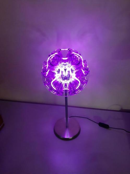 QisDesign 'koraallamp' violet, Maison & Meubles, Lampes | Lampes de table, Comme neuf, Moins de 50 cm, Synthétique, Métal, Enlèvement