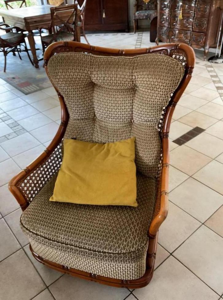 Vintage oorfauteuils - zeer mooie staat - 2 beschikbaar, Antiek en Kunst, Antiek | Meubels | Stoelen en Sofa's, Ophalen