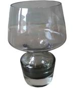 vintage glazen vaas. groene schijn., Ophalen of Verzenden