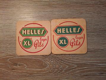 Oude bierviltjes helles pils ixelberg (5), Verzamelen, Ophalen of Verzenden