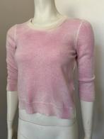 Zadig & Voltaire roze korte trui van kasjmierwol FR L, Ophalen of Verzenden, Beige