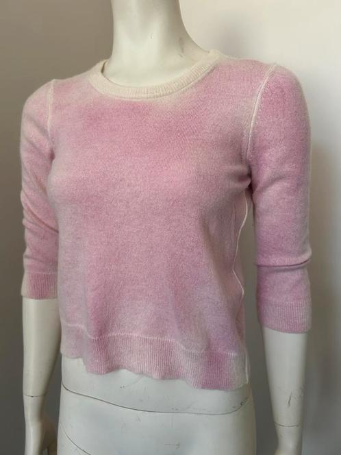 Zadig & Voltaire roze korte trui van kasjmierwol FR L, Kleding | Dames, Truien en Vesten, Beige, Ophalen of Verzenden
