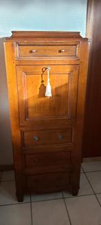 SECRÉTAIRE ANGLAIS SCRIBAN ACAJOU MASSIF, Maison & Meubles, Enlèvement, Comme neuf