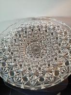Kristal geslepen grote schaal jaren 60 - 70, Antiek en Kunst, Ophalen of Verzenden