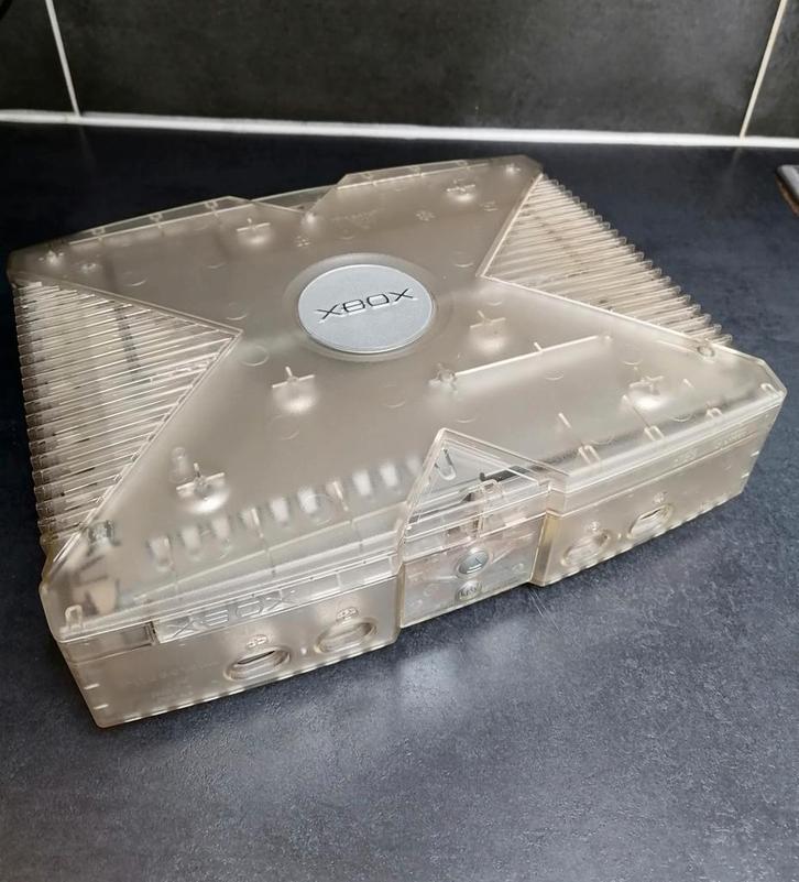 Xbox Crystal, Games en Spelcomputers, Spelcomputers | Xbox Original, Zo goed als nieuw, Ophalen of Verzenden