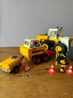 Playmobil - bouwvakkers met grote en kleine buldozer, Ophalen, Zo goed als nieuw, Complete set