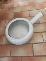 BEDPAN,antiek,metaal, Ophalen