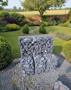 Gabion rempli 100x30x50 avec pierres anthracite noir, Jardin & Terrasse, Enlèvement