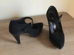 Chaussures en daim, Zwart, Ophalen of Verzenden, Schoenen met hoge hakken, Elata