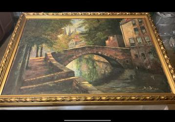Peinture a l’huile sur toile de San Staps beschikbaar voor biedingen