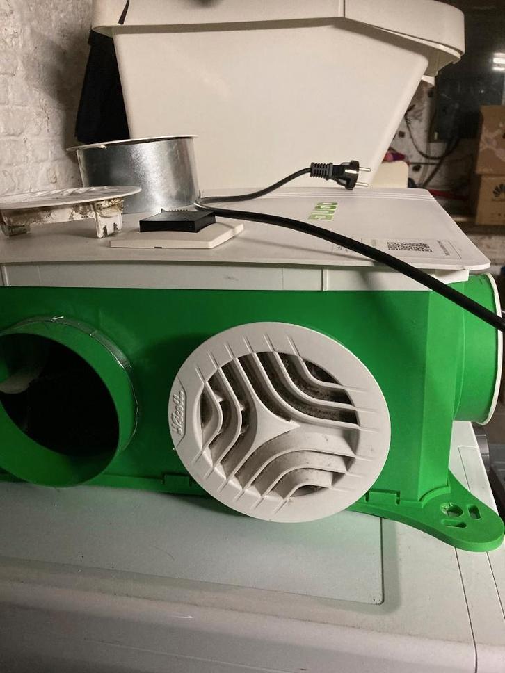 Ventilatiesysteem Duco Silent Connect, Doe-het-zelf en Bouw, Ventilatie en Afzuiging, Zo goed als nieuw, Ventilator en Afzuiger