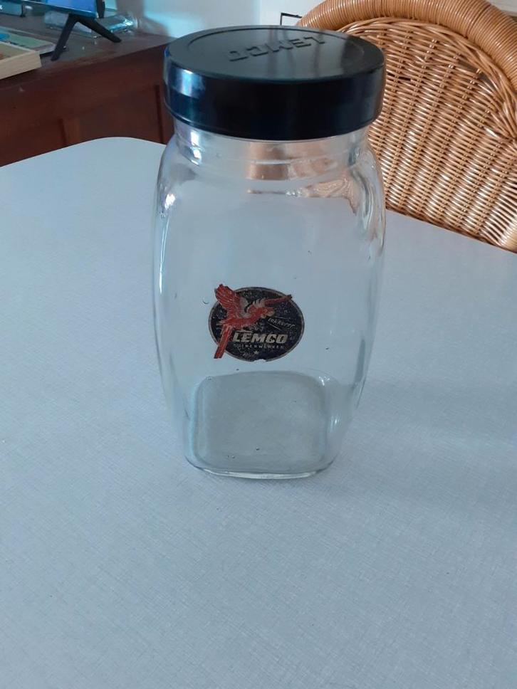 Antieke snoepbokaal, Lemco., Antiek en Kunst, Curiosa en Brocante, Ophalen of Verzenden