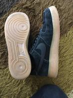 Nike Air Force 1 taille 44.5 en daim noir, Noir, Enlèvement ou Envoi, Nike, Chaussures de sport