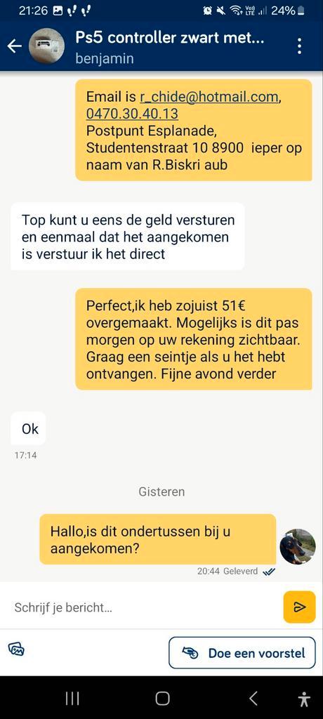 Benjamin uit Merelbeke is oplichter, Games en Spelcomputers, Games | Sony PlayStation 5, Ophalen of Verzenden