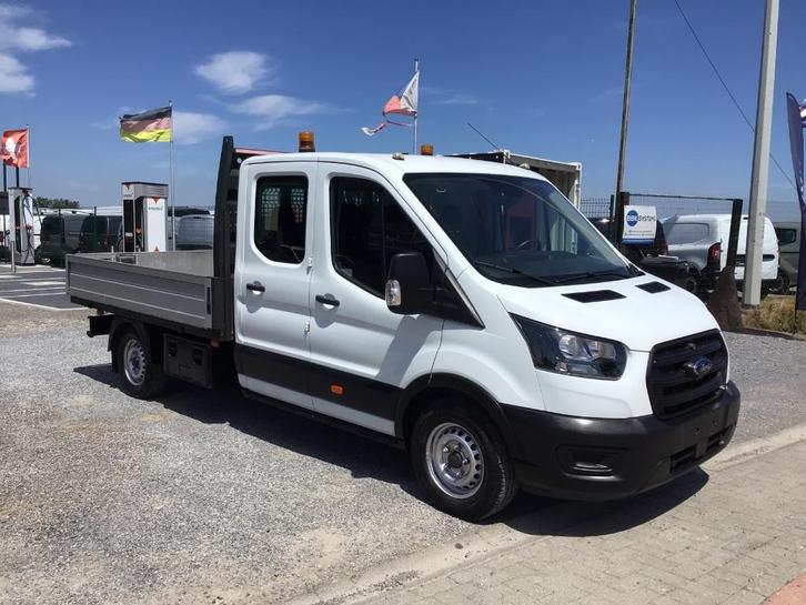 ford transit laadbak 7plaatsen 2019 trekhaak 15950e ex, Auto's, Bestelwagens en Lichte vracht, Bedrijf, Te koop, ABS, Airbags