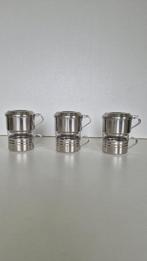 Art. 931 Vintage Koffietassen (3x), Ophalen of Verzenden, Zo goed als nieuw, Overige stijlen, Kop(pen) en/of Schotel(s)