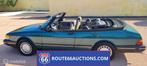Saab 900S cabriolet | 1994 | Route 66 Auctions, Auto's, Zwart, Bedrijf, Handgeschakeld, Overige carrosserie