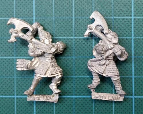 OOP Warhammer 2x High Elf White Lion of Chrace, Hobby en Vrije tijd, Wargaming, Gebruikt, Warhammer, Figuurtje(s), Ophalen of Verzenden