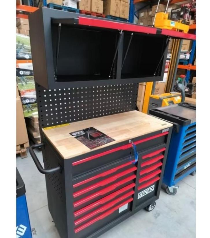 Apex werkbank & Gereedschapswagen 12 lades bovenkast.Nieuw!!, Auto diversen, Autogereedschap, Nieuw, Ophalen