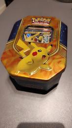 Pokémon Heroic EX power up box metaal met set kaarten, Ophalen of Verzenden