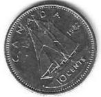 Munten Canada 10 Cents 1982 Elizabeth II Pr, Ophalen of Verzenden, Losse munt, Noord-Amerika