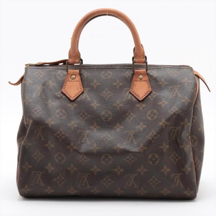 Louis Vuitton Speedy 30 handtas, Handtassen en Accessoires, Tassen | Damestassen, Gebruikt, Handtas, Bruin, Verzenden
