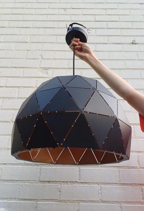 GAMMA hanglamp Niels zwart 40 cm , Huis en Inrichting, Lampen | Hanglampen, Nieuw, Metaal, Ophalen
