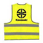 Fluo hesje Kawasaki (NIEUW), Motoren, Kleding | Motorkleding, Nieuw met kaartje, Jas | textiel, Kawasaki, Dames