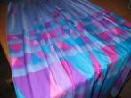 Pastelkleurige damesjurk – maat 42 – vintage, Made in Italy, Blauw, Maat 42/44 (L), Ophalen of Verzenden