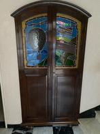 Armoire de vestiaire avec vitraux, Avec porte(s), 100 à 150 cm, Utilisé, Chêne