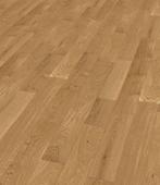 Eikenparket — natuurlijke geborstelde lak — 58€/m², Nieuw, 10 m² of meer, 10 tot 30 cm, Hout