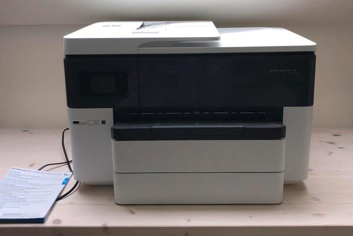 HP OfficeJet Pro 7740 Breedformaat All-in-One printer, Computers en Software, Printers, Zo goed als nieuw, Printer, Inkjetprinter