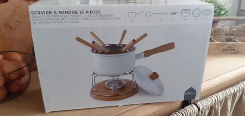 Service à fondue 12 pièces neuf, Elektronische apparatuur, Fonduesets, Nieuw, Fondueset, Brander, Ophalen
