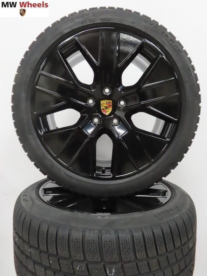 Originele Porsche Taycan 20 inch velgen nieuwe winterbanden, Auto-onderdelen, Banden en Velgen, Banden en Velgen, Winterbanden
