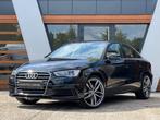 Audi A3 Limousine '16 - LEDER/ NAVI/ ZETELVERW./ GARANTIE, Auto's, Audi, 4 deurs, 4 cilinders, USB, Zwart