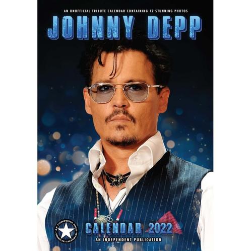 Johnny Depp kalender 2022, Diversen, Kalenders, Nieuw, Jaarkalender, Ophalen of Verzenden