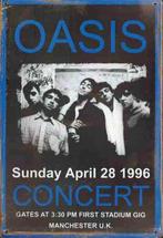 Metalen rusty-old vintage look wandplaat Oasis, Ophalen of Verzenden, Nieuw