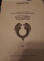 Lyric sheet Jesus Christ Superstar, Ophalen of Verzenden, Gelezen, Artiest