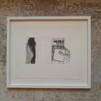 Roger Raveel - interieur en slagschaduw, Antiek en Kunst, Ophalen of Verzenden