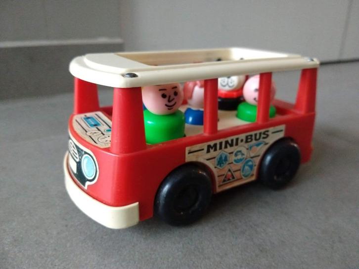 Fisher Price VINTAGE busje met figuren, Kinderen en Baby's, Speelgoed | Fisher-Price, Gebruikt, Ophalen of Verzenden