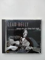 Leadbelly where do you sleep last night. Cd, Cd's en Dvd's, Cd's | Jazz en Blues, Ophalen of Verzenden, Gebruikt