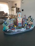 LUMINEO LED kerstdorp met muziek (incl. adapter), Diversen, Kerst, Ophalen, Gebruikt