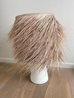 Tafel/staande lamp in riet Ibiza stijl - NIEUW, Ophalen, Nieuw, Boho, 75 cm of meer