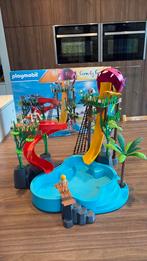 Playmobil zwembad met glijbanen, Ophalen, Zo goed als nieuw, Complete set