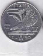 Italië: 50 centesimi 1940 R - magnetisch, Ophalen of Verzenden, Italië, Losse munt