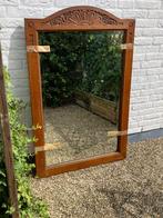 spiegel in eiken kader, Antiek en Kunst, Ophalen, Rechthoekig, 50 tot 100 cm, 100 tot 150 cm